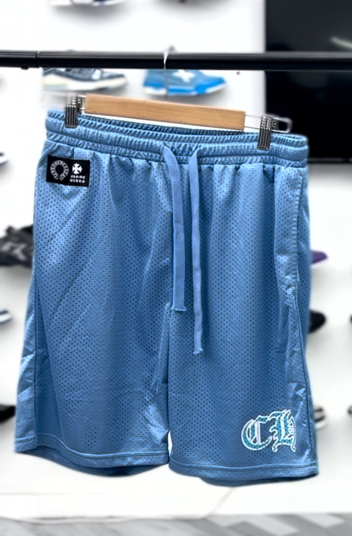 Chrome Heart Shorts Blue