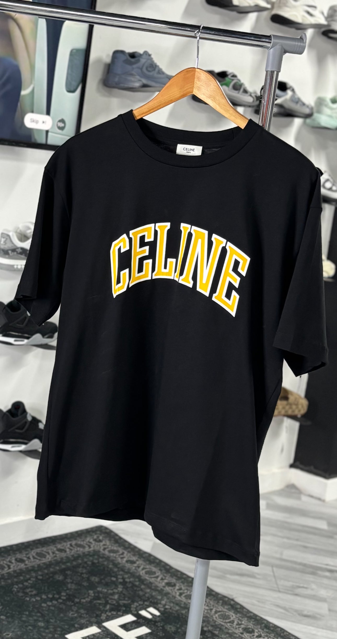 Celine T-shirt Yellow