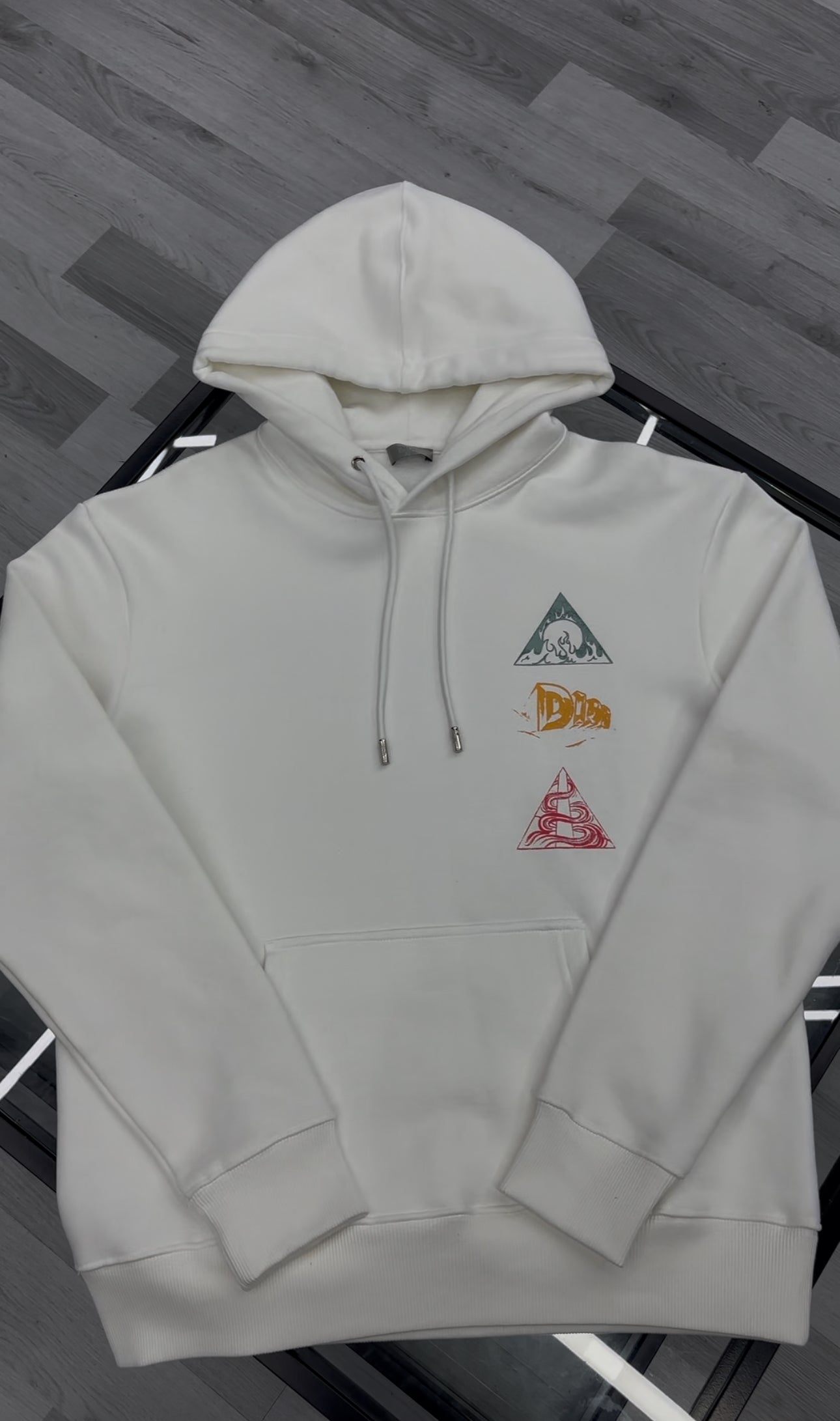 Dior Star Hoodie white