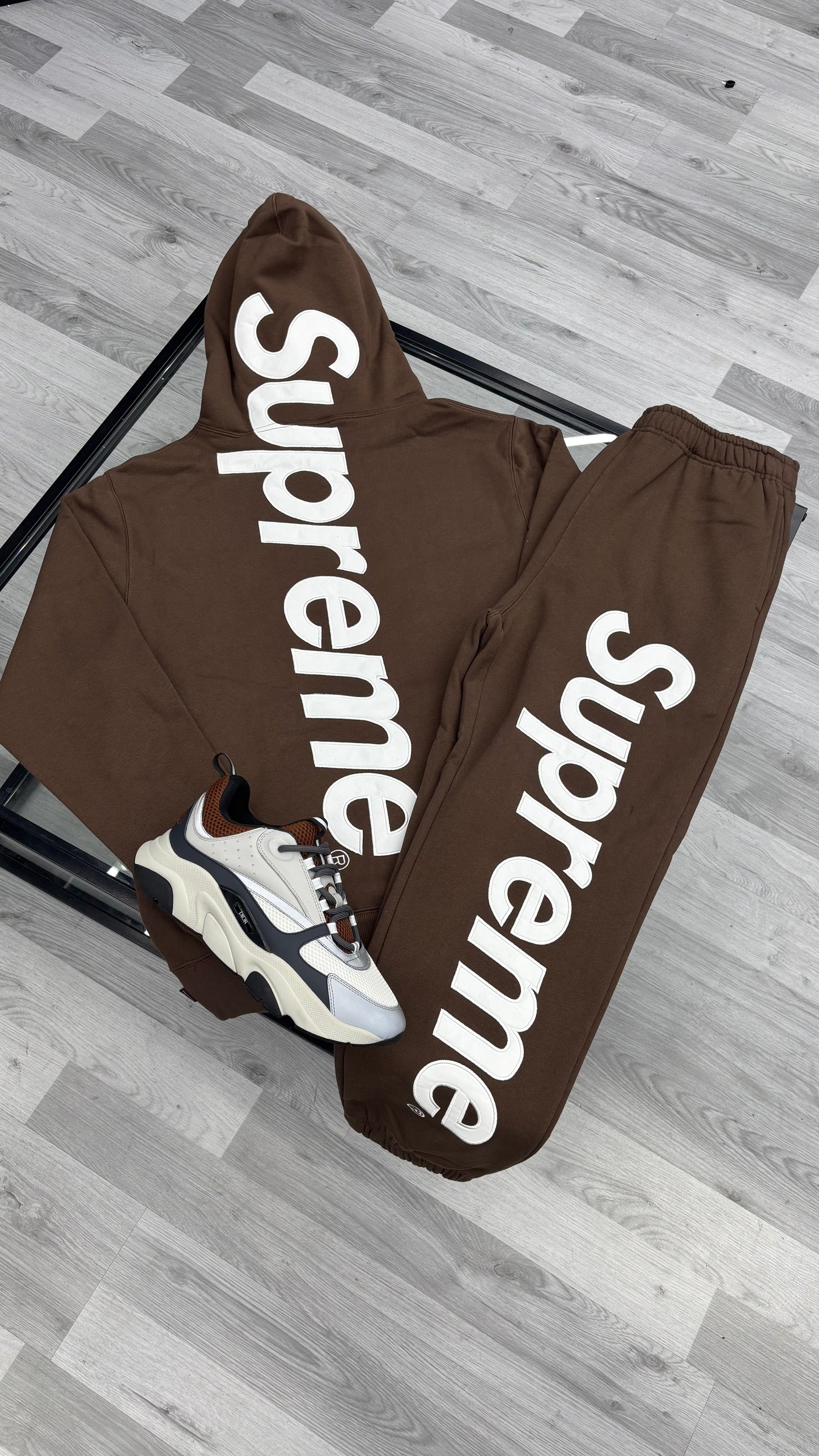 Supreme Tracksuit Maroon Brown