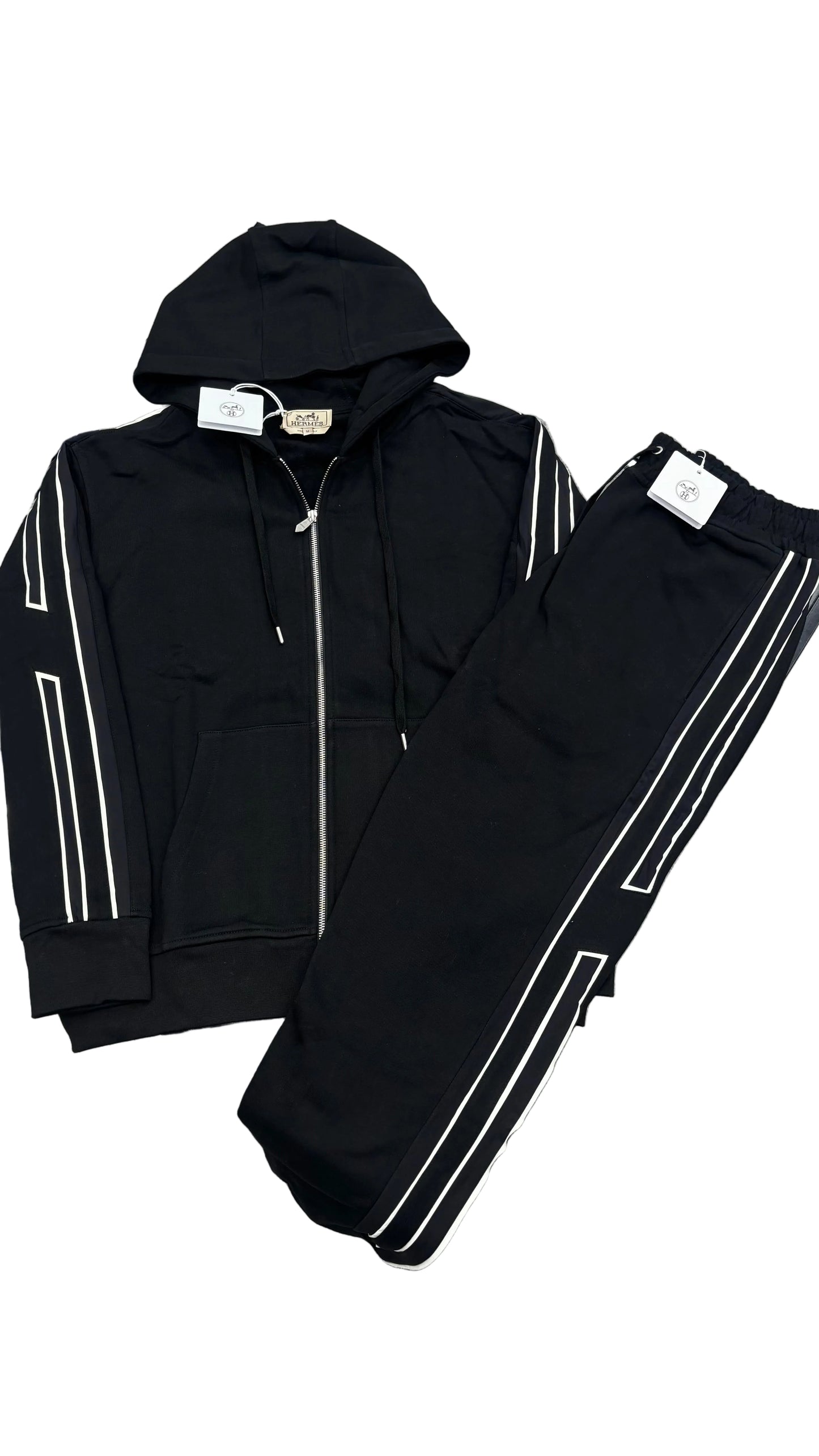 Hermes Runner Tracksuit black