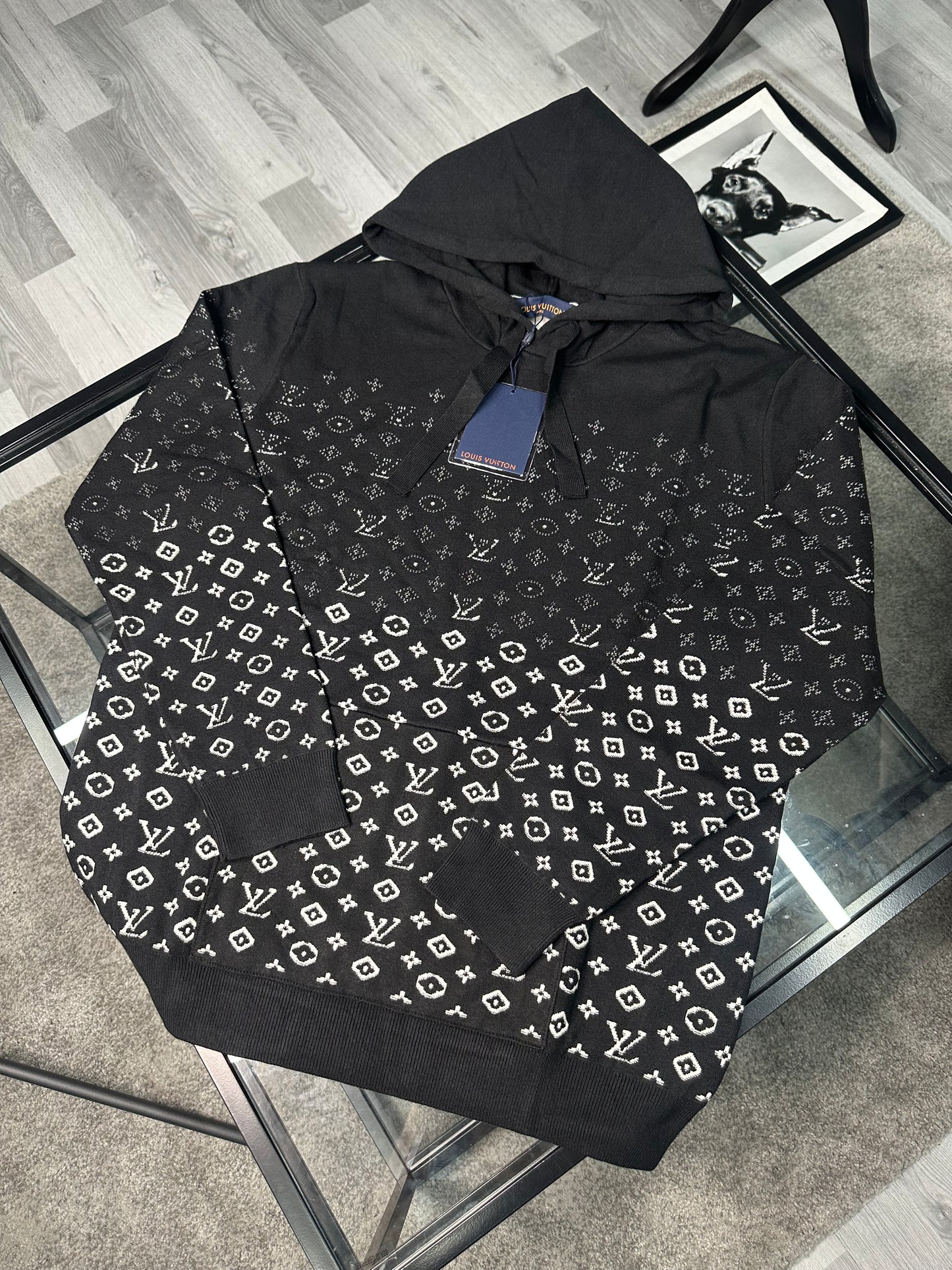 Louis Vuitton Black Monogram Hoodie