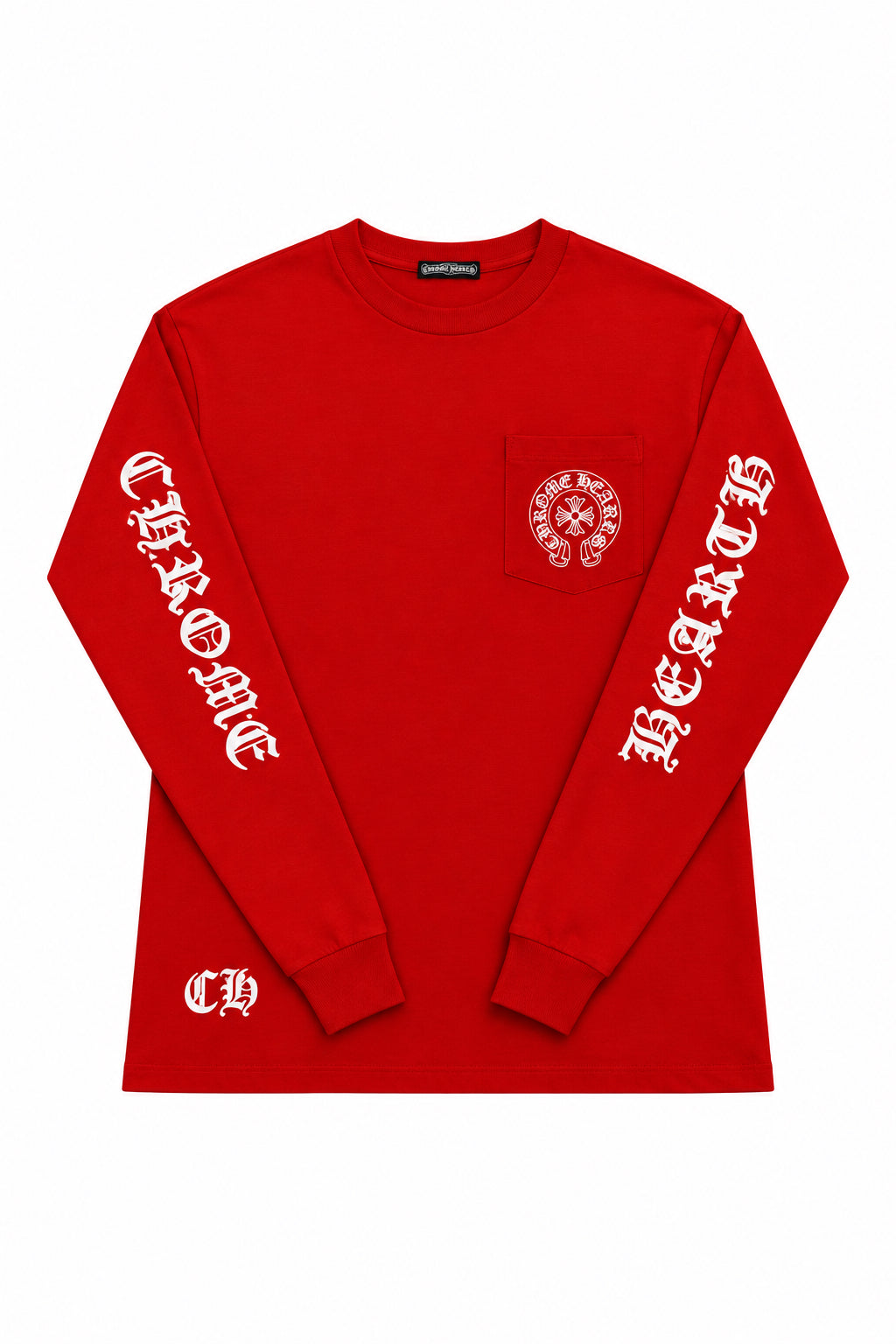 Chrome hearts long sleeve red