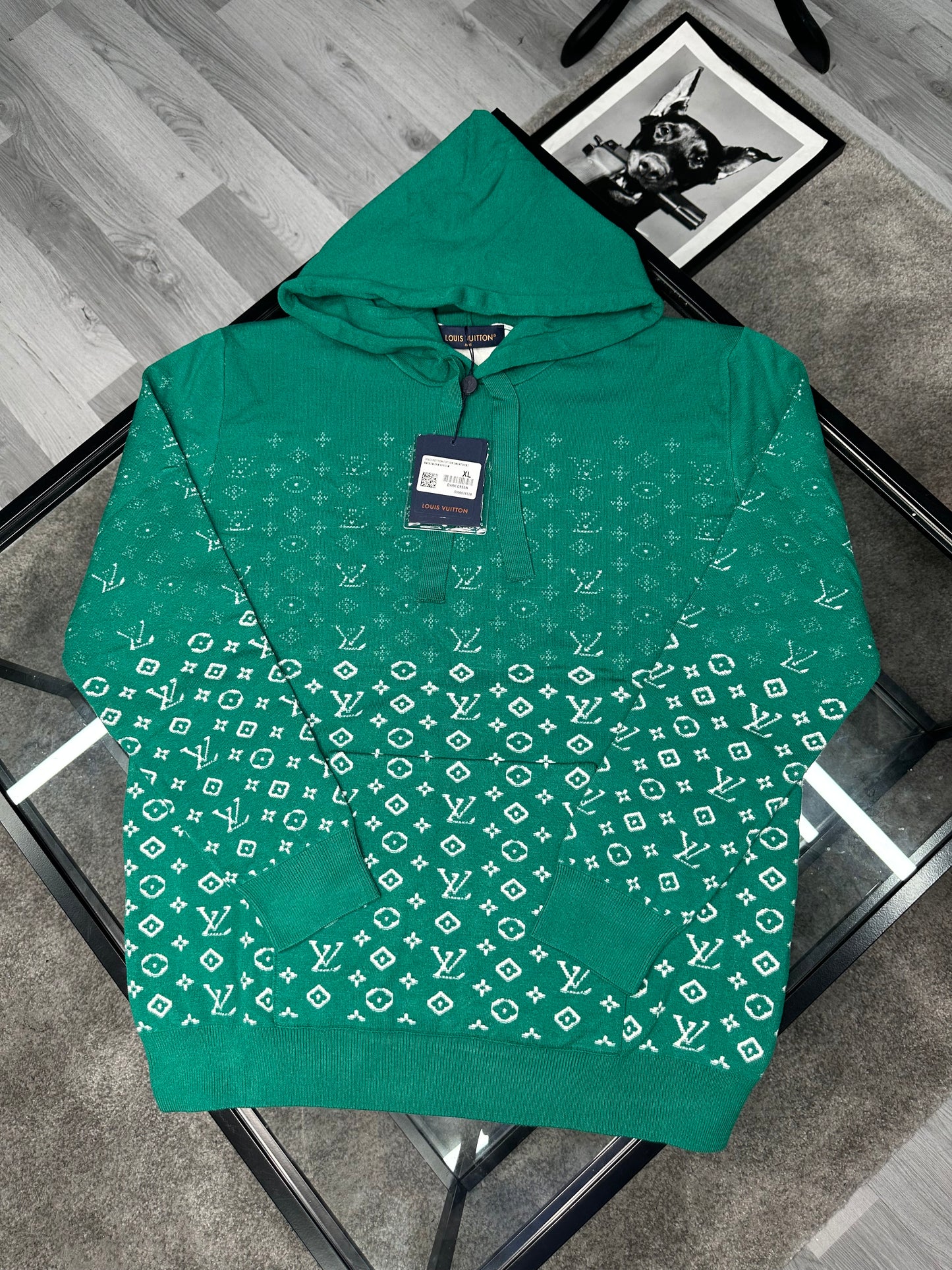 Louis Vuitton Green Monogram Hoodie