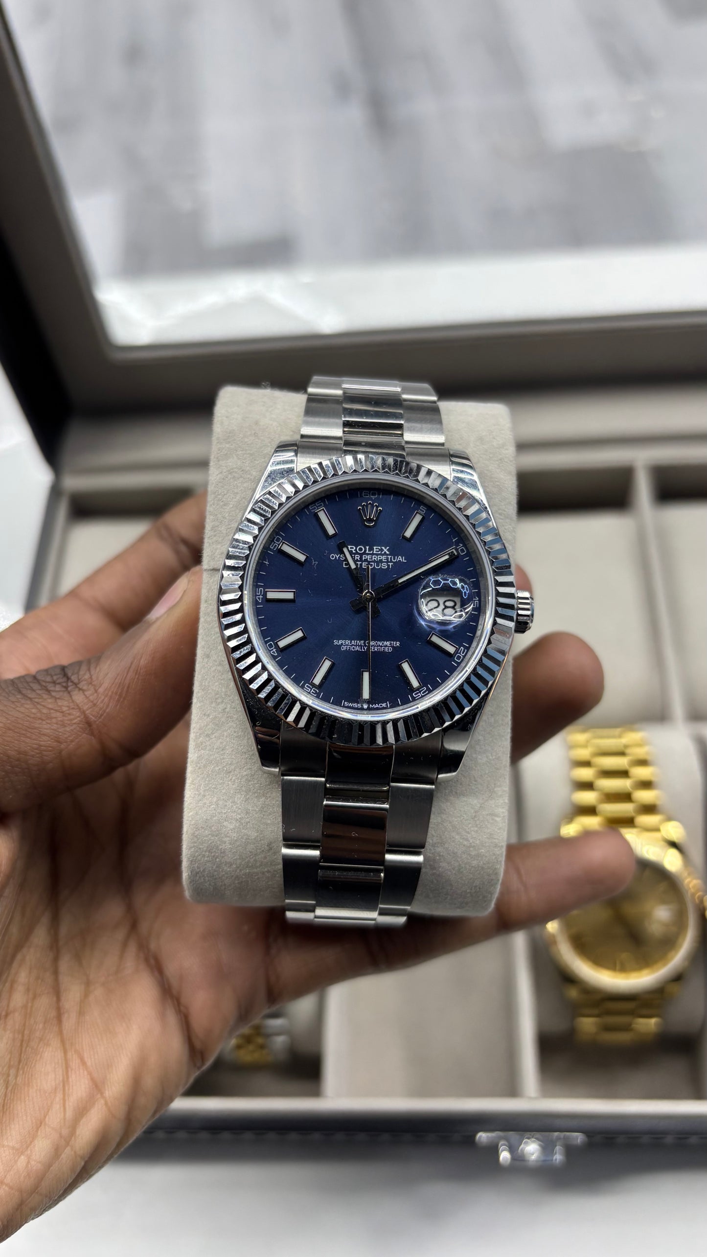 Azuro Dial Date-Just 41