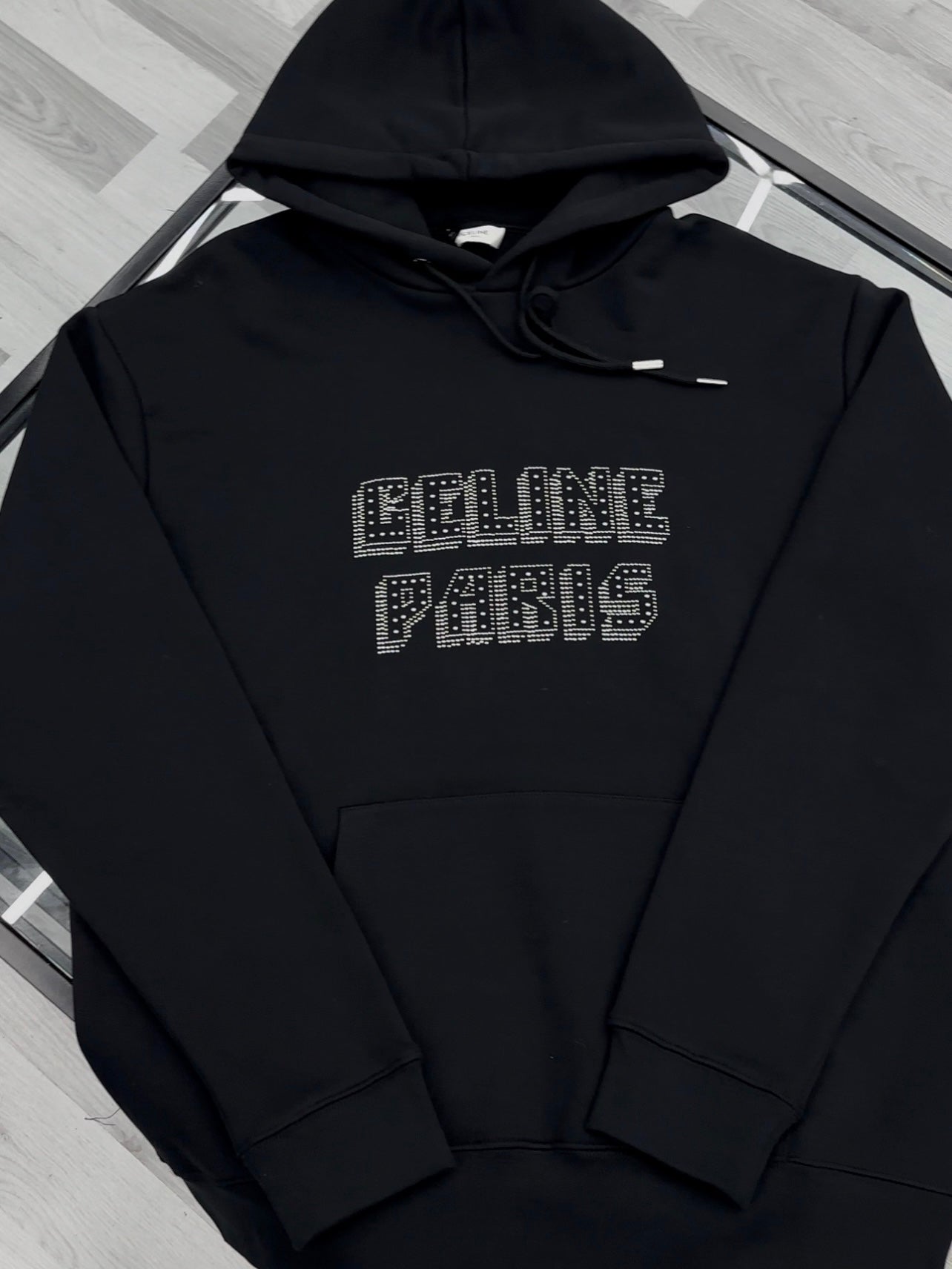 Celine Paris Studded Hoodie