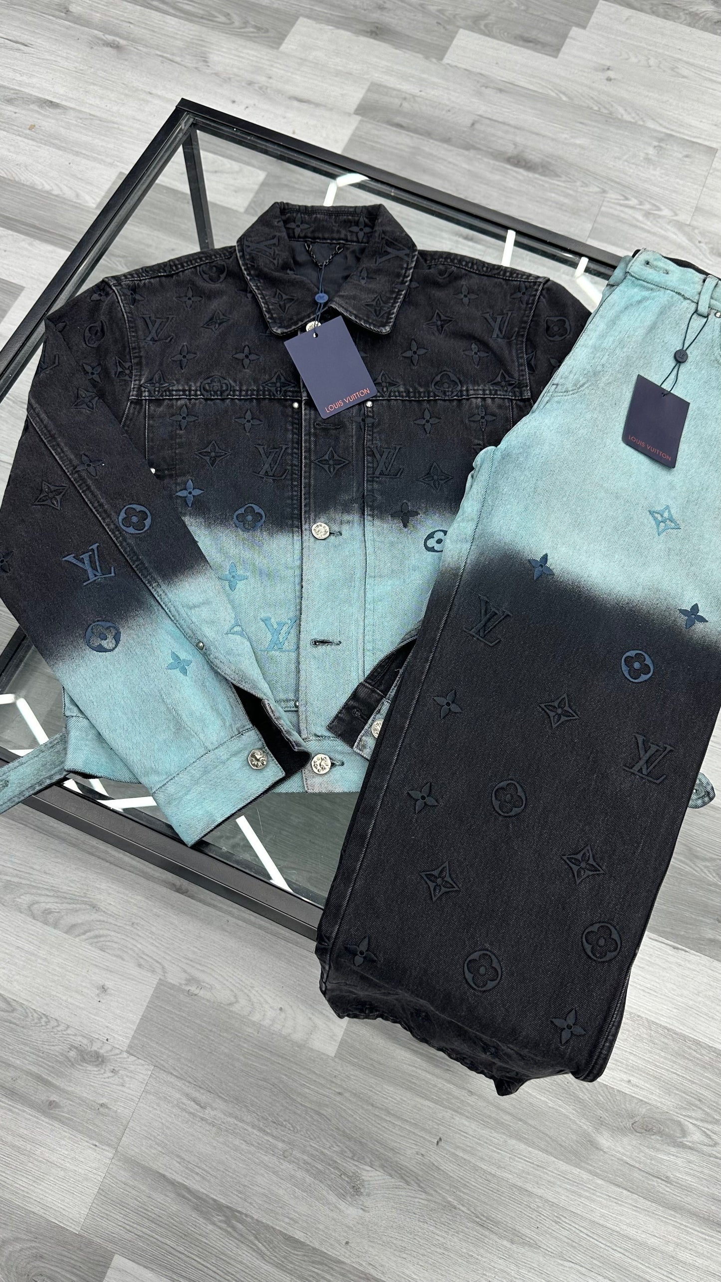 Louis Vuitton Embroidered Denim Blouson