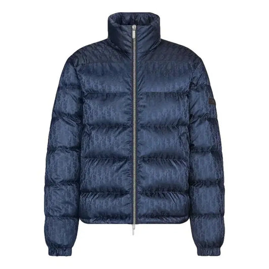 Dior Oblique Puffer Jacket Navy