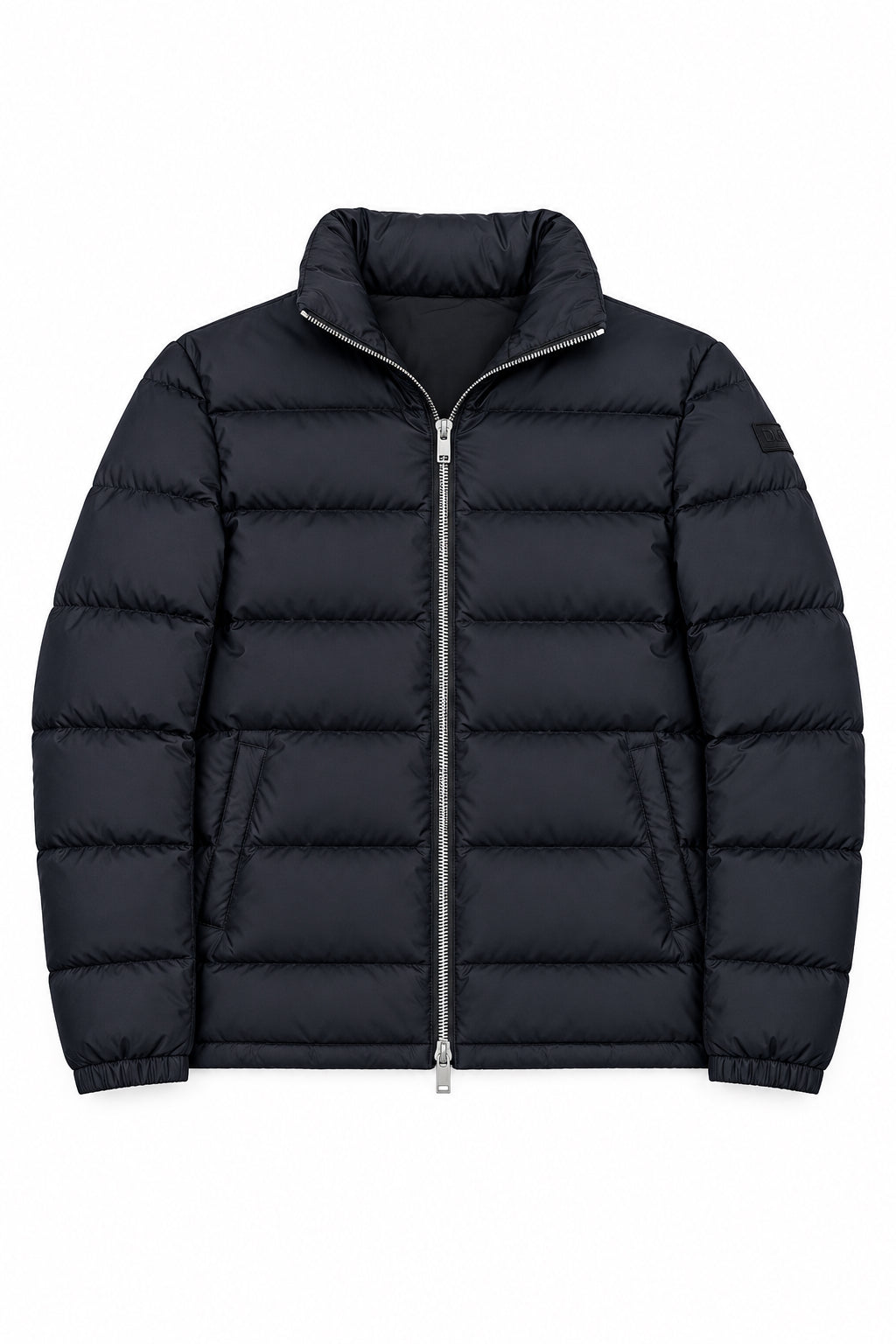 Dior oblique puffer navy