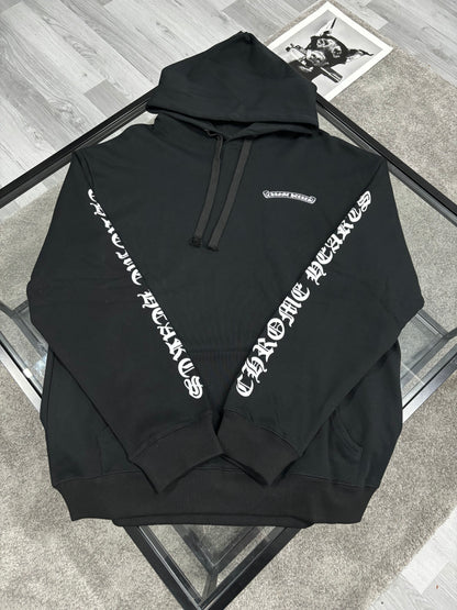Chrome Hearts Script Logo Black Hoodie