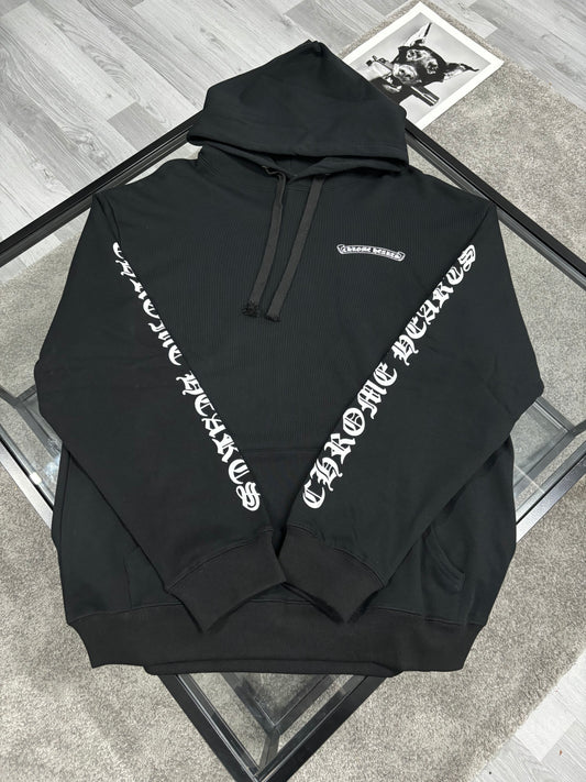 Chrome Hearts Script Logo Black Hoodie