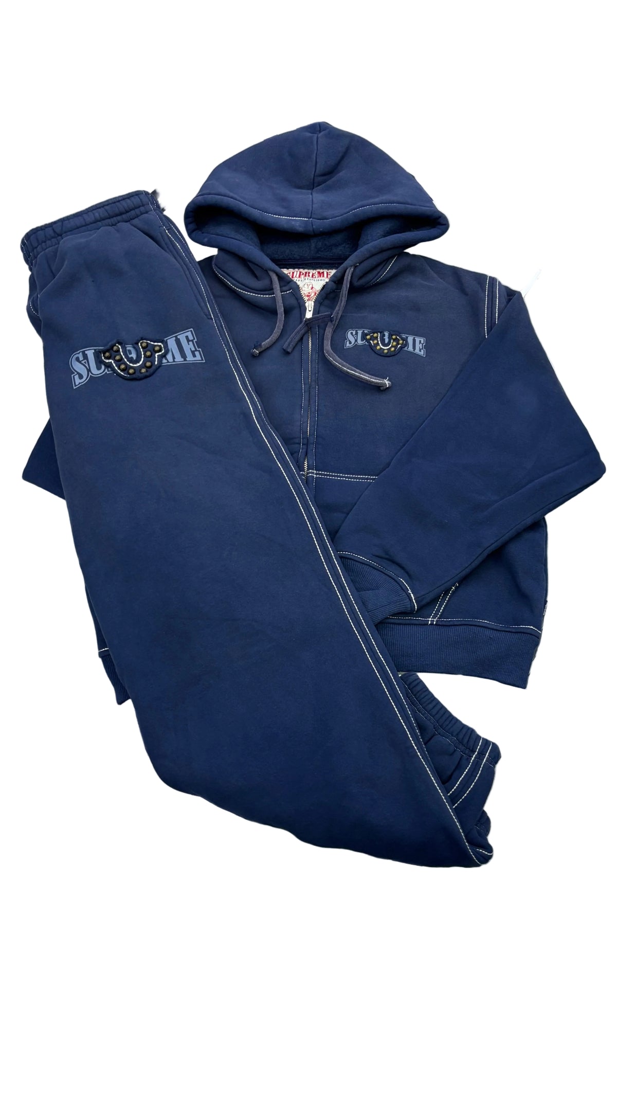 Supreme tracksuit navy