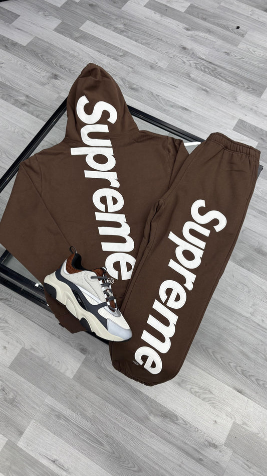 Supreme Tracksuit Maroon Brown