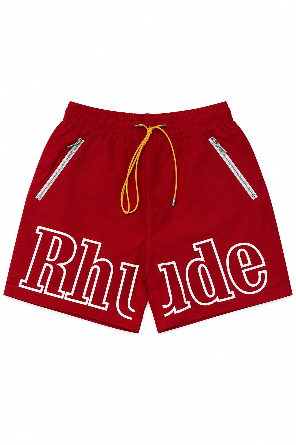 Rhude red shorts