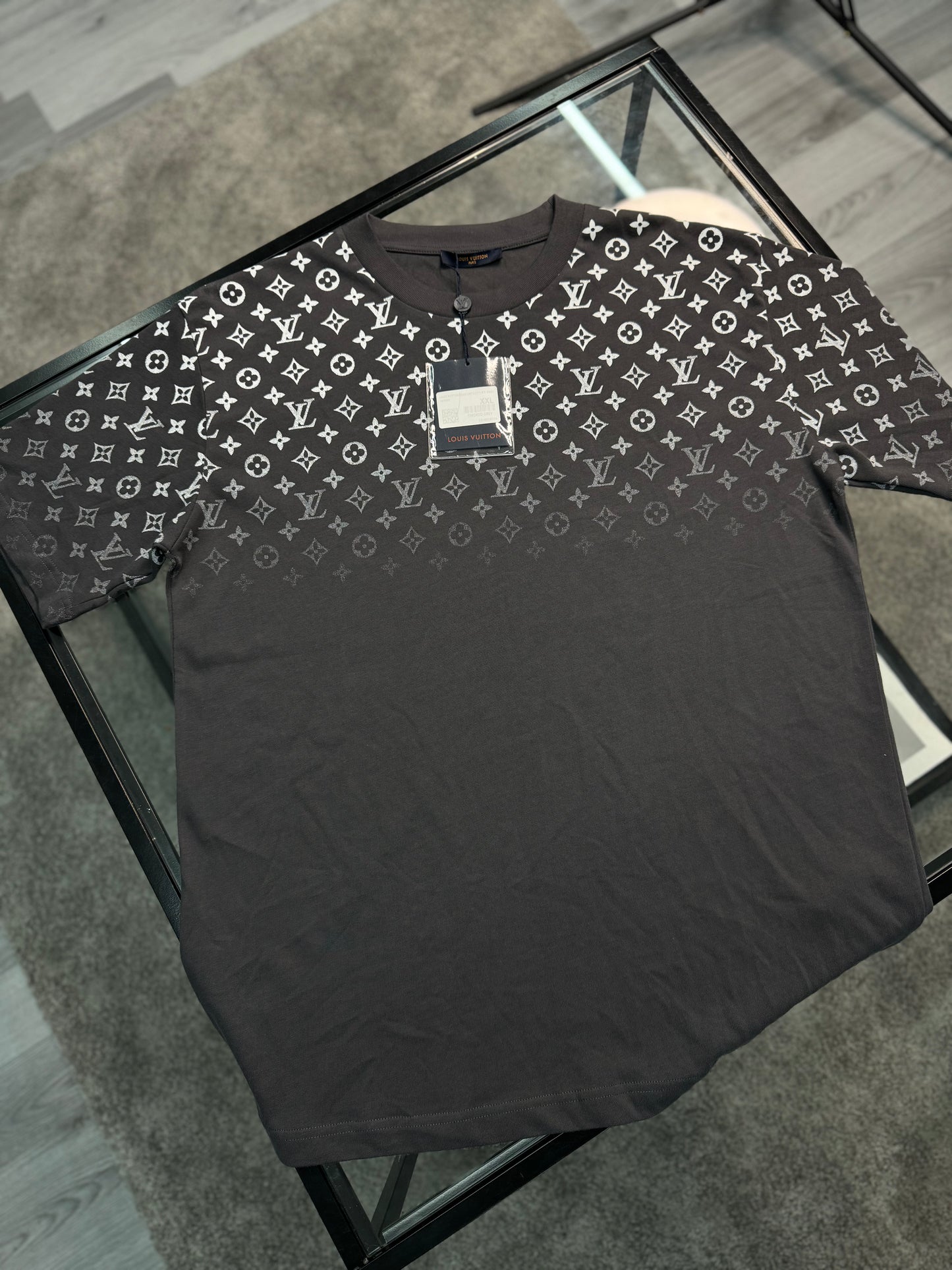 Louis Vuitton Grey Gradient Monogram T Shirt