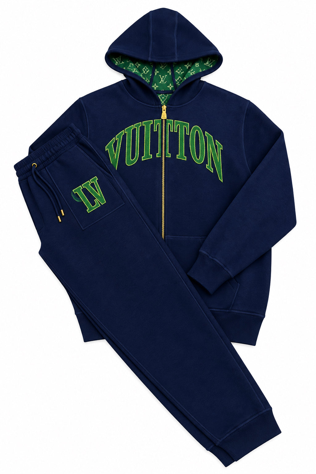 LV tracksuit blue & green