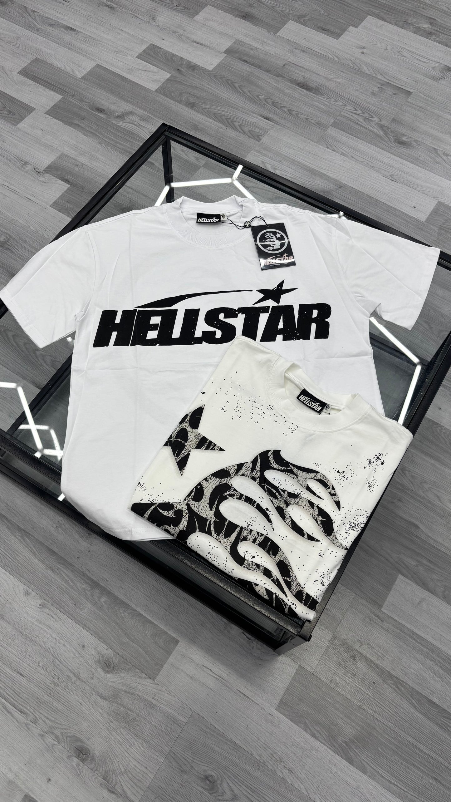 Hellstar Tee White Black