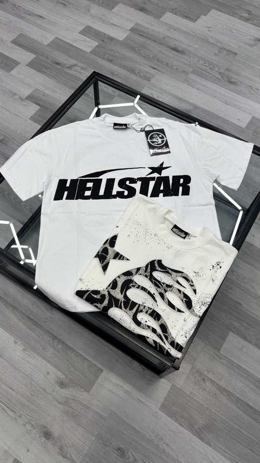 Hellstar Tee White Black