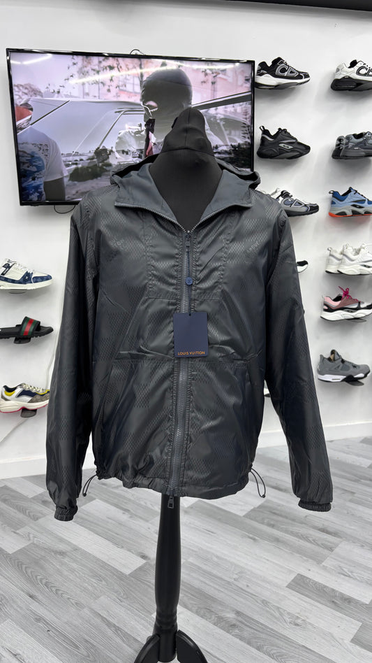LV Grey Reversible Windbreaker