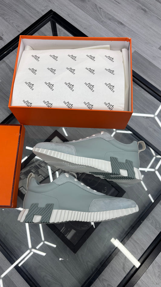 Baby Blue Hermes Bouncer Trainers