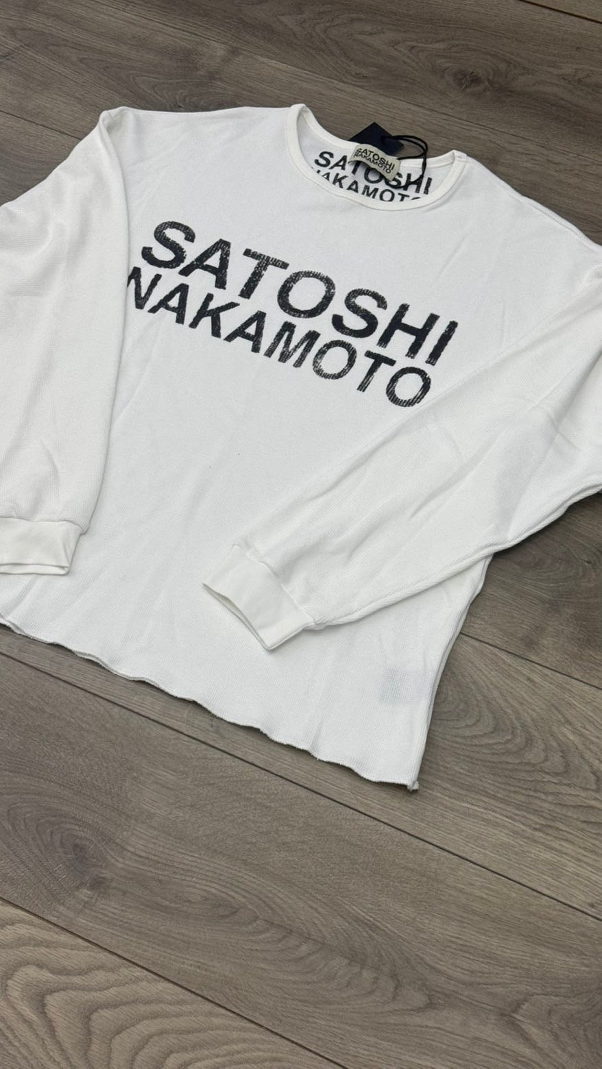 Satoshi waffle T-shirt
