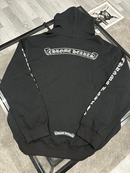 Chrome Hearts Script Logo Black Hoodie