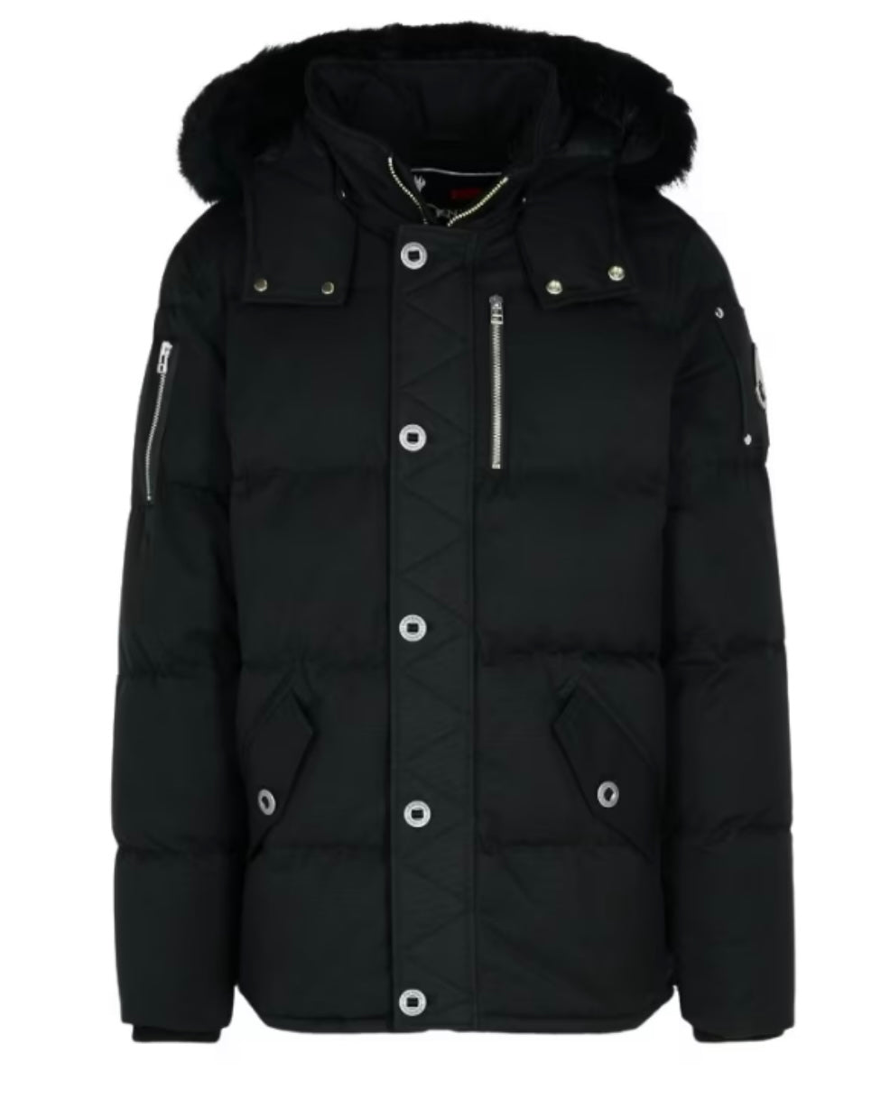 Moose Knuckles 3Q Black Fur Jacket