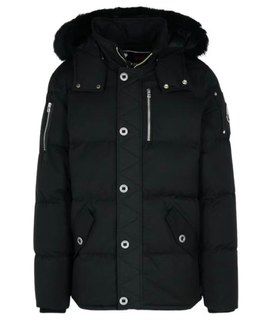 Moose Knuckles 3Q Black Fur Jacket