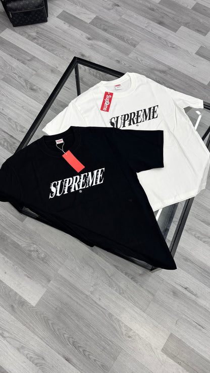 Supreme T-shirt Black/White