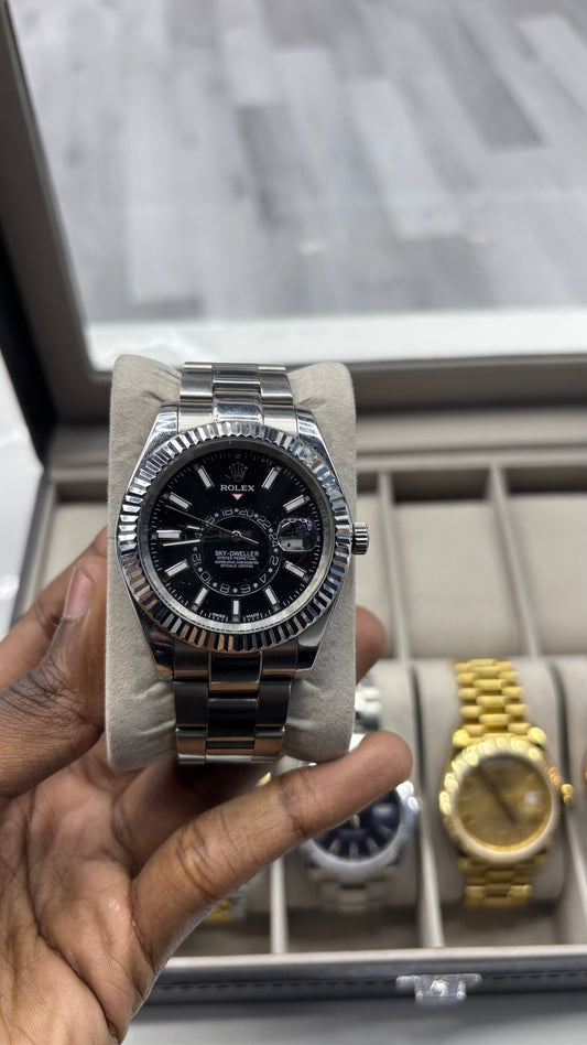 Black Dial 41mm Steel Sky-Dweller