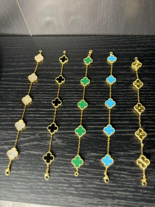 Van Cleef & Arpels 5 Motif Bracelet