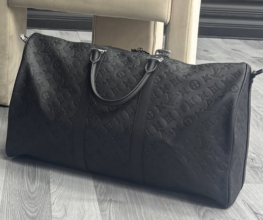 Lv Duffle 50 Monogram Black