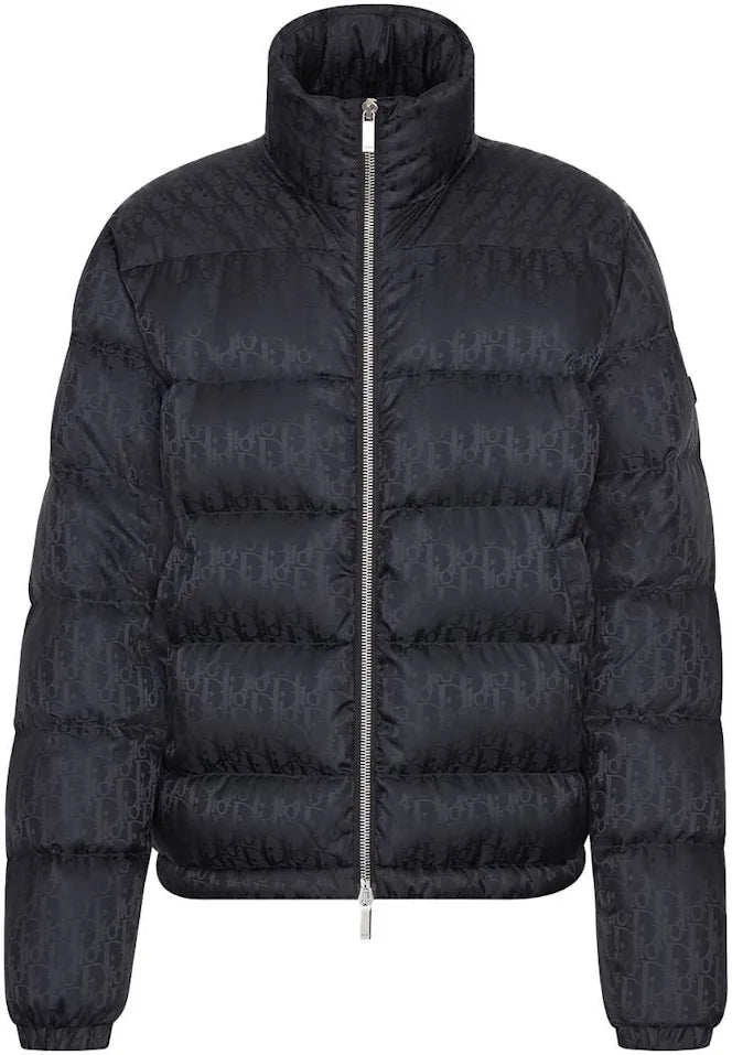 Dior Oblique Puffer Jacket Black