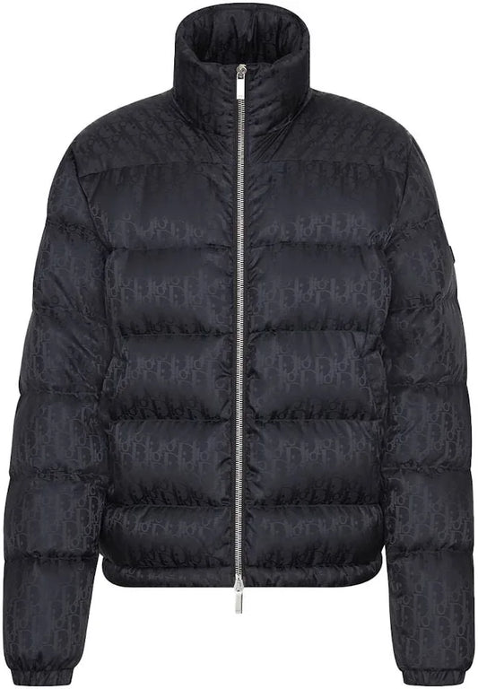 Dior Oblique Puffer Jacket Black