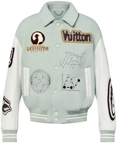 Louis Vuitton Blouson Aqua Varsity Jacket