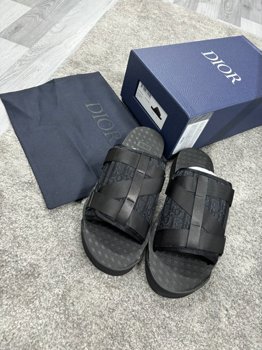 Dior Black Alpha Sandal