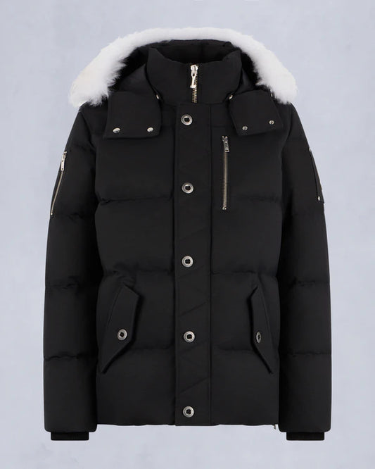 Moose Knuckles 3Q White Fur Jacket