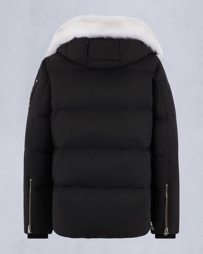 Moose Knuckles 3Q White Fur Jacket