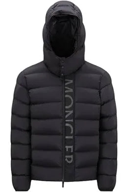 Moncler Ume Reflective Logo Short Down Puffer Jacket