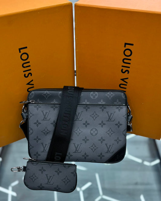 Louis Vuitton Trio Monogram Eclipse Messenger Bag
