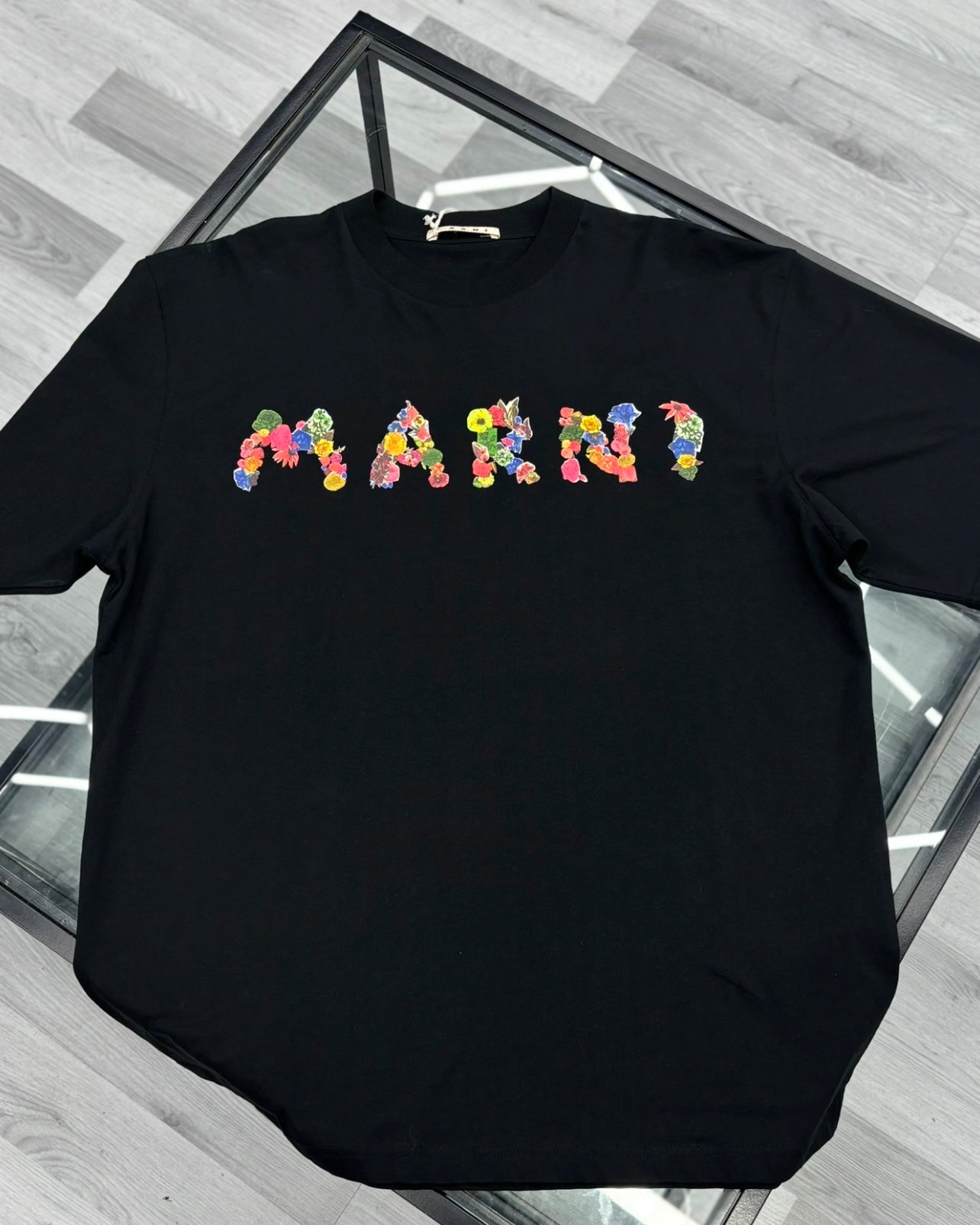 Marni Floral Logo T Shirt