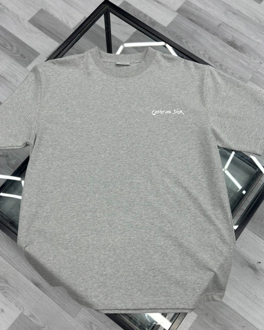 Dior Tag Grey T Shirt