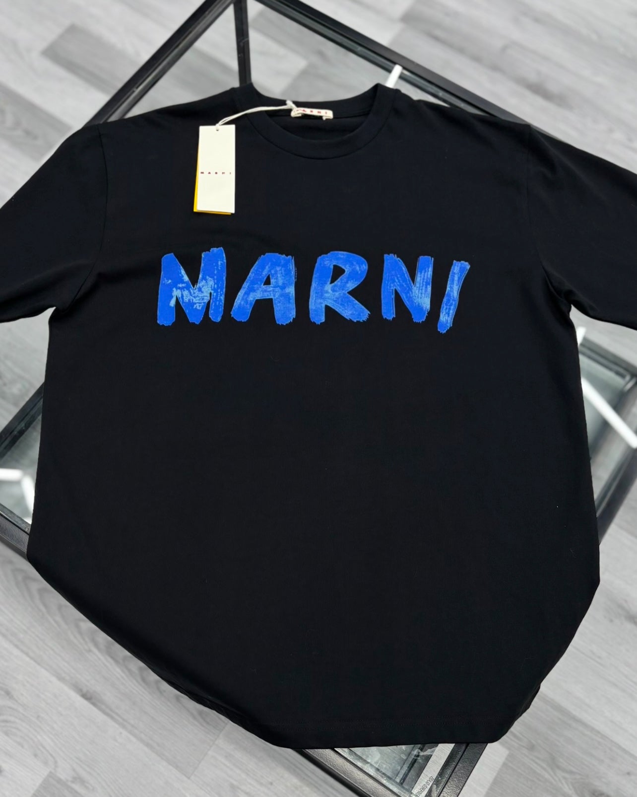 Marni Brush Stroke Logo T Shirt