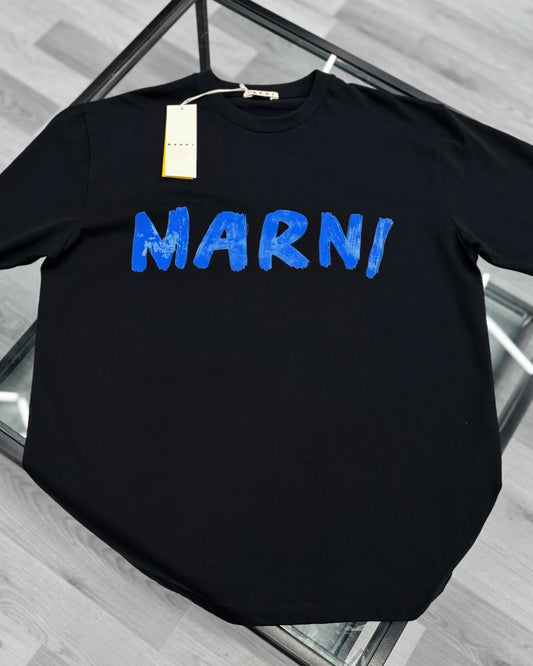 Marni Brush Stroke Logo T Shirt