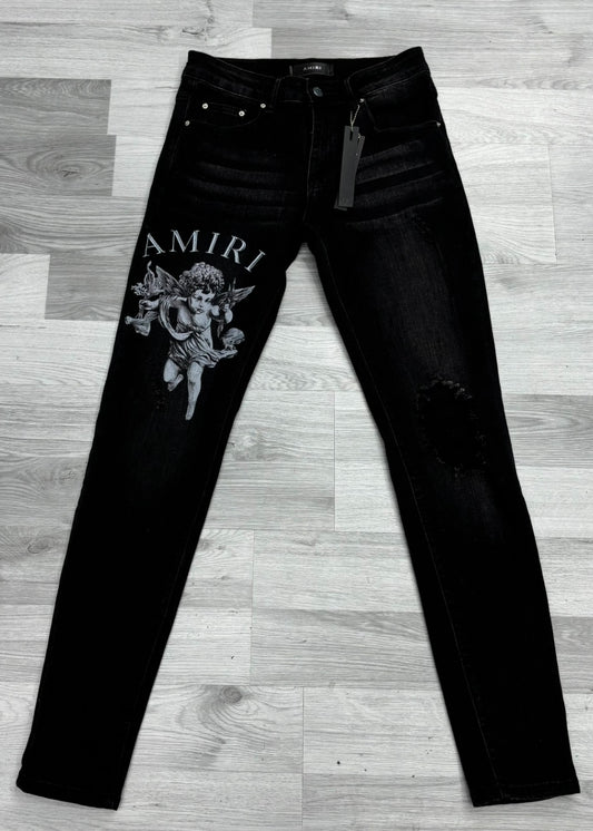Amiri Cherub Black Jeans