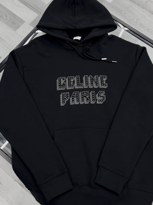 Celine Paris Studded Hoodie