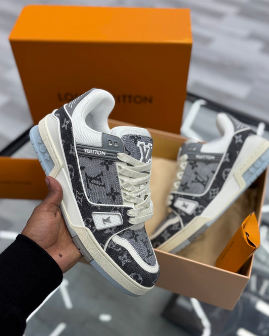 Louis Vuitton LV Double Denim Grey Trainers