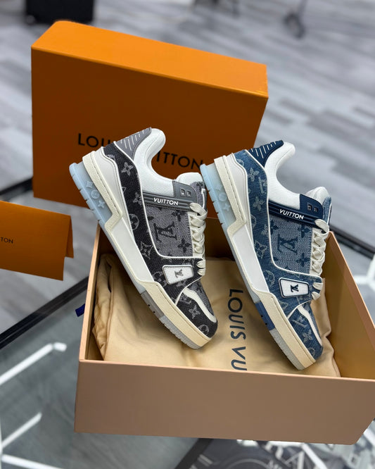 Louis Vuitton LV Double Denim Blue Trainers
