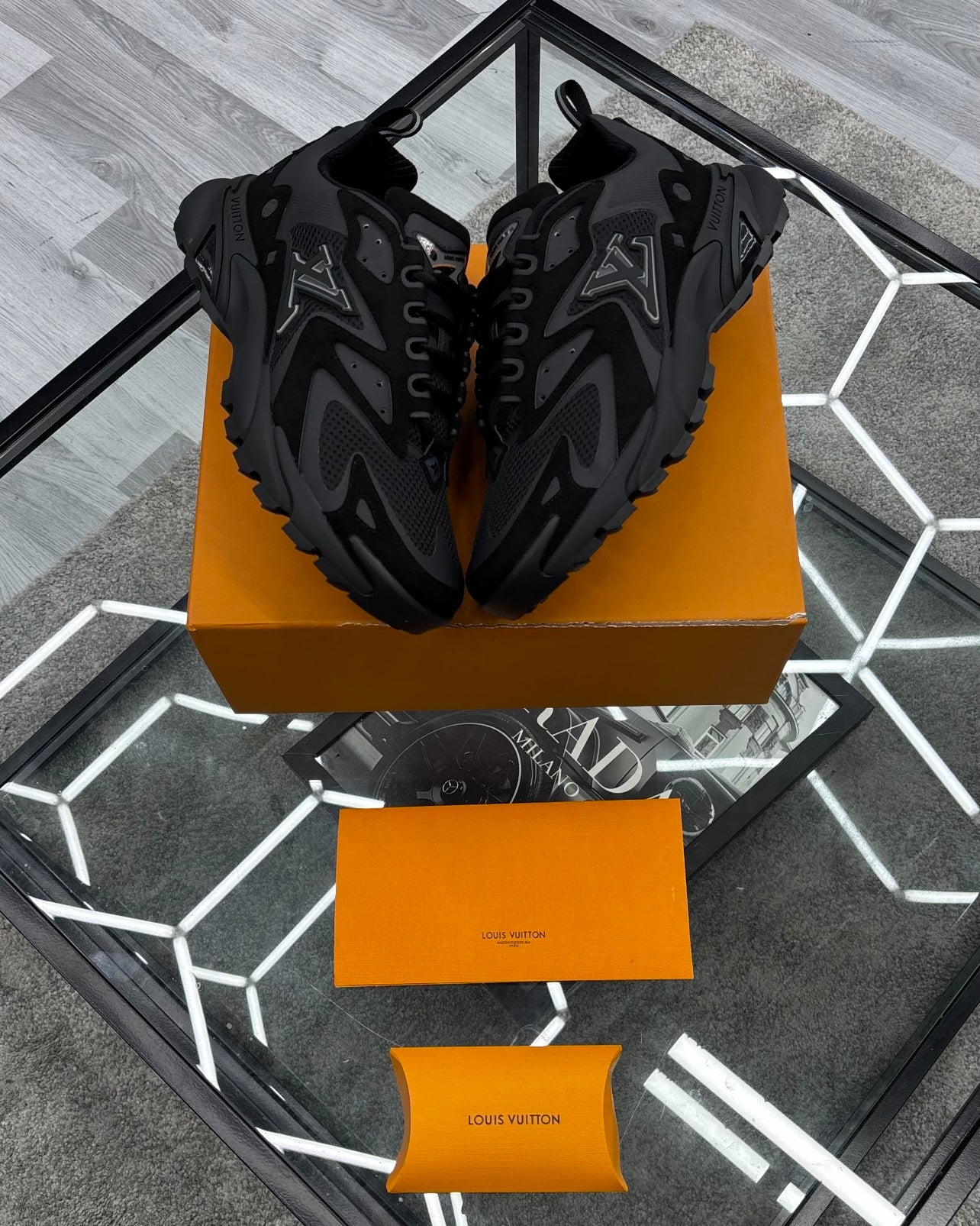 Louis Vuitton Tatic Triple Black Trainers