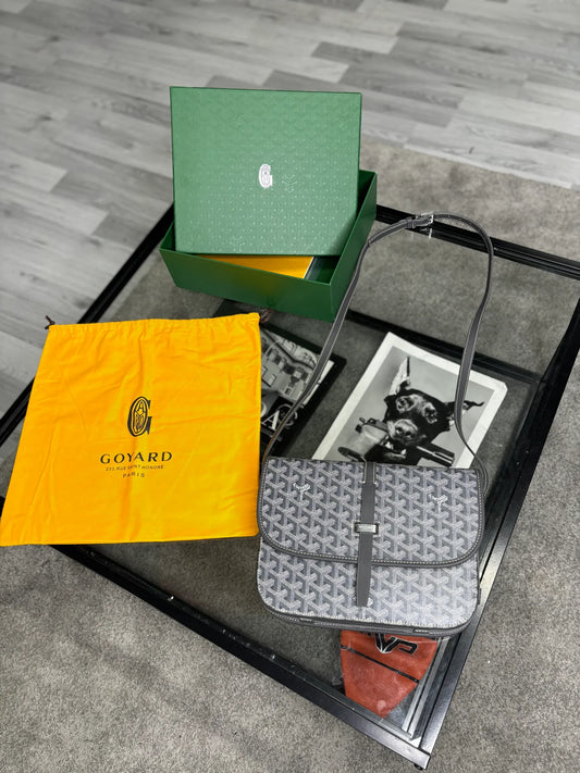 Goyard Belvedere Grey Messenger Bag